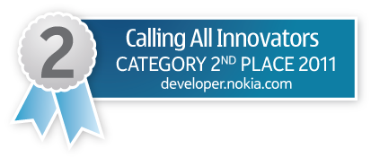 2nd place at Nokia Calling All Innovators