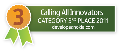 3rd place at Nokia Calling All Innovators